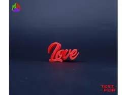 Text Flip - Love