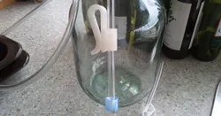 Winemaking siphon parts