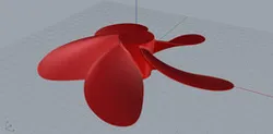 5 Blade Propeller_Left Hand