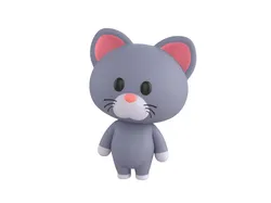 Character053 Rigged Cat