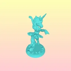 Characters & Creatures STL Descărcare - unicorn ballet dancer - HGS67