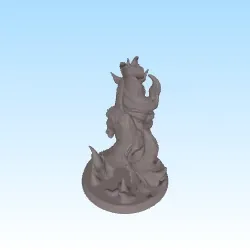 Characters & Creatures STL تنزيل - evil unicorn - HGS67