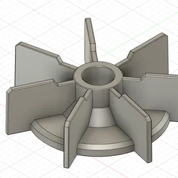 Electric motor fan
