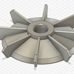 Electric motor fan