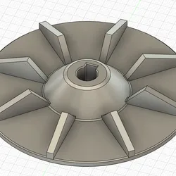 Electric motor fan