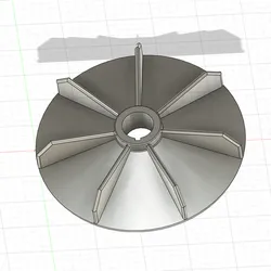 Electric motor fan