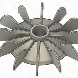 Electric motor fan