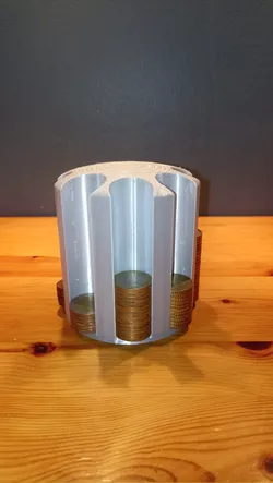 Euro coin storage