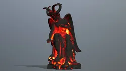 Lava statue