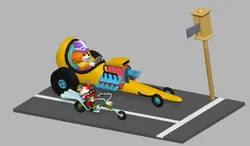 Motormouse and Autocat 3D Print Model in Animals 451902