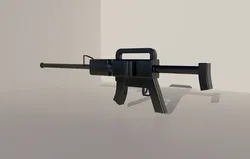 Rifle low poly Low-poly