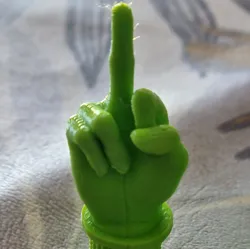 Sculptures & Artworks STL تنزيل - poco, tapa, cámara, moto, auto fuckyou - Walys