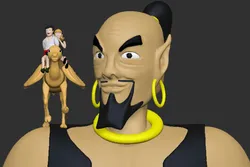 Shazzan Kaboobie Chuck and Nancy 3D Print Model in Monsters & Creatures 451894