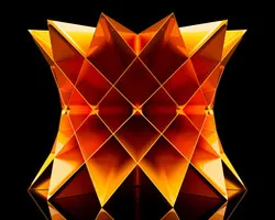 Tetrahedron derived hollow shape 02
