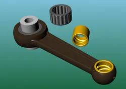 2 stroke engine connecting rod