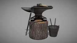 Anvil And Tools