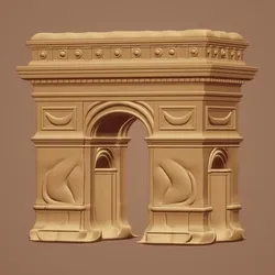 Arc de Triomphe – Famous Monument 3D Printable Model