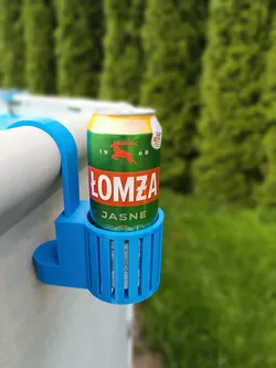 Beer holder for pool