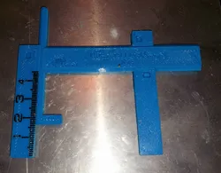 Carburetor float level gauge