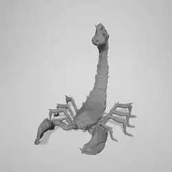 Free Other STL Download - Scary Realistic 3D Statue Toy Figure Insect Scorpion Bugby 3D Dimensions