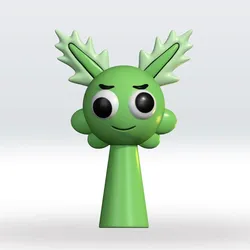Gratis Characters & Creatures STL indir - Sprunki OC Malik STL file 3D Model 3mf Multicolor Fanart - FnFLab