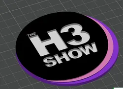 H3 Show Logo - Wall Plaque, Coaster, & Keychain