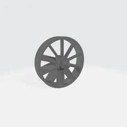 Impeller 3D Print Model in Mechanical parts 452817