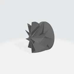 Impeller 3D Print Model in Mechanical parts 452898