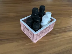 Lid open -  Miniature Collapsible Crate (Remix)