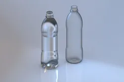 Pepsi bottle draft 3d model