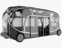Self-driving city bus concept Orangery