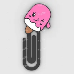 Stationery & Learning Tools STL Download - palette that makes me hap - Paper clip - bookmark - STL fileby TeoRk