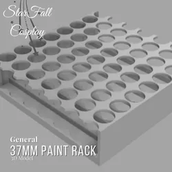 مجاني Other STL تنزيل - 37mm Paint Rack Organizer - StarFall Cosplay