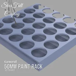 مجاني Other STL تنزيل - 50MM Paint Rack Organizer - StarFall Cosplay