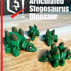 Articulated Stegosaurus Dinosaur