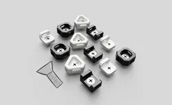Cable Tie Holders for Countersunk Conical Screws