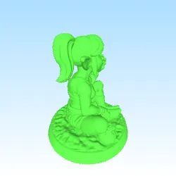 Characters & Creatures STL تنزيل - A thief young goblin girl - HGS67