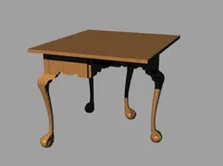 Chippendale Card Table