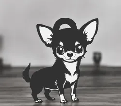 Dogs 2d keychains