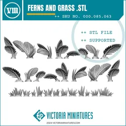 Ferns and Grass Basing Accessories