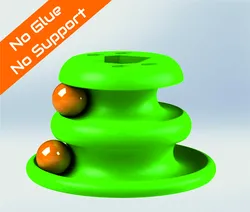 Jouet pour chat (piste pour bille) / Cat toy (marble track)