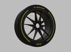 Miniature Konig Oversteer Rim & Tire