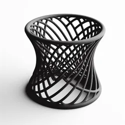 Modern Style Holder 3D Print – Minimalist Desk Stand, Multi-Purpose Cover or Table Support