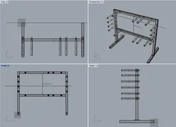 sectional warping structure
