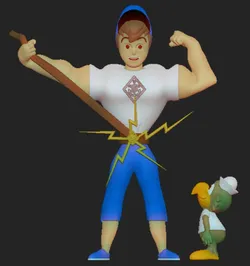Sinbad Jr 3D Print Model in Man 455734