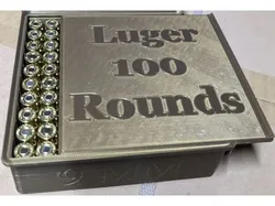 Stackable 9mm Ammo Box 100 Rounds