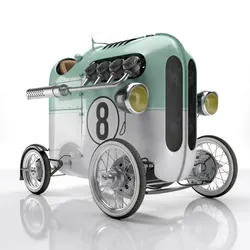 Steampunk Race Car