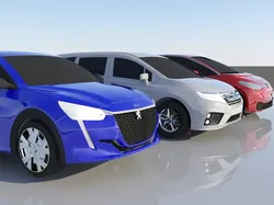 VW Golf GTI - Honda Odyssey - Peugeot 208