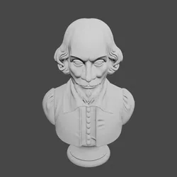 William Shakespeare Bust English Playwright Poet Renaissance