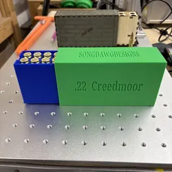 .22 Creedmoor Ammo Box _ 3D Printable Design